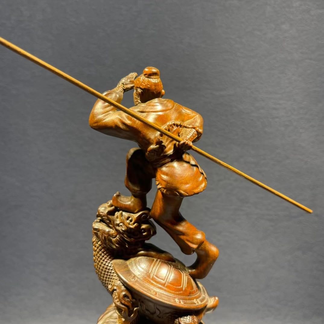 Amazon.co.jp: 木彫り 孫悟空の置物【西遊記 孫悟空 斉天大聖 孫行者